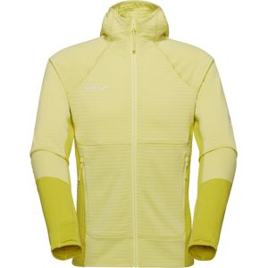 Mammut Warmer, schnelltrocknender Performance-Midlayer mit Kapuze Taiss ML Hooded Jacket Men Gelb M