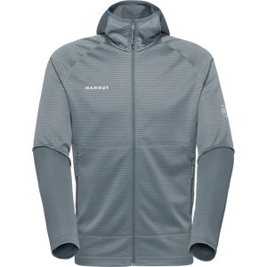 Mammut Multifunktionale Midlayer-Jacke mit Kapuze Crag ML Hooded Jacket Men Grau L