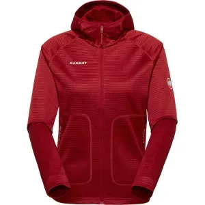Mammut Multifunktionale Midlayer-Jacke mit Kapuze Crag ML Hooded Jacket Women Rot S