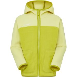 Mammut Multifunktionale Fleecejacke mit Kapuze Waymarker ML Hooded Jacket Gelb 164