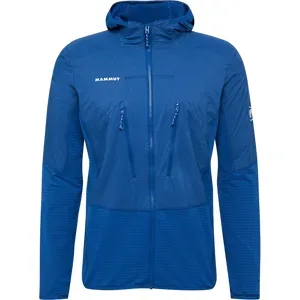 Mammut Leichter, wärmeregulierender Midlayer für Skitouren Aenergy ML Hybrid Hooded Jacket Men Blau XL