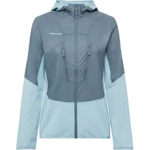 Mammut Leichter, wärmeregulierender Midlayer für Skitouren Aenergy ML Hybrid Hooded Jacket Women Schwarz M