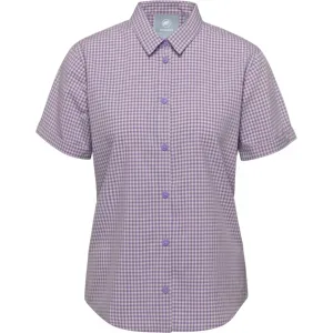 Mammut Luftiges Kurzarmhemd für Wanderungen und Freizeit Aada Shirt Women Lila XS