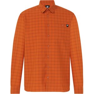Mammut Klassisches Langarm-Wanderhemd Lenni Longsleeve Shirt Men Brown XL