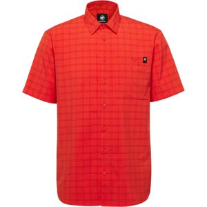 Mammut Klassisches Wanderhemd mit kurzen Ärmeln Lenni Shirt Men Rot XL