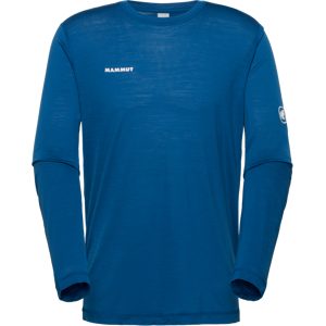 Mammut 100 % natürliches Performance-Shirt Tree Wool FL Longsleeve Men Blau S