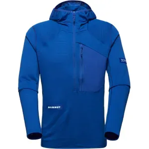 Mammut Vielseitiger, schnelltrocknender Hoodie für die Berge Eiger Nordwand Advanced FL Half Zip Hoodie Men Blau XXL