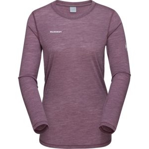 Mammut 100 % natürliches Performance-Shirt Tree Wool FL Longsleeve Women Lila XXL