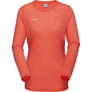 Mammut 100 % natürliches Performance-Shirt Tree Wool FL Longsleeve Women Orange L