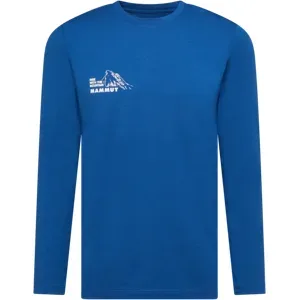 Mammut Feuchtigkeitsableitendes, langärmliges Wander-T-Shirt Mountain Longsleeve T-Shirt Men Bluemlisalphorn Blau M
