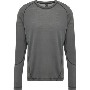 Mammut Performance-Oberteil aus 100 % natürlichen Materialien Hiking Patrol x Tree Wool FL Longsleeve T-Shirt Grau XS