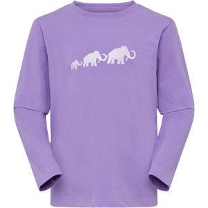 Mammut Alltagstaugliches Langarmshirt Core Longsleeve Logo Lila 104