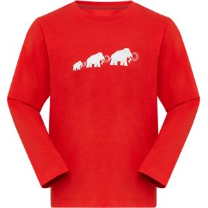 Mammut Alltagstaugliches Langarmshirt Core Longsleeve Logo Rot 164