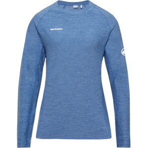 Mammut Vielseitiges Thermo-Langarmshirt mit Wolle Tree Wool Thermal FL Longsleeve Women Blau L