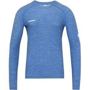 Mammut Vielseitiges Thermo-Langarmshirt mit Wolle Tree Wool Thermal FL Longsleeve Men Blau M