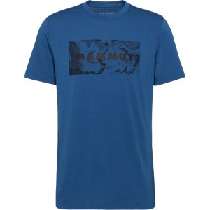 Mammut Multifunktions-T-Shirt zum Wandern Trovat T-Shirt Men Logo Blau XL