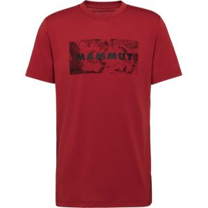 Mammut Multifunktions-T-Shirt zum Wandern Trovat T-Shirt Men Logo Rot XXL