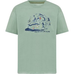 Mammut Alltags-T?Shirt aus 100 % ökologischer Baumwolle Base T-Shirt Climbing Grün 104