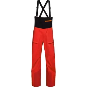 Mammut Bib-Freeride-Hardshellhose mit umweltbewusstem Design Haldigrat HS Bib Pants Men Rot 50