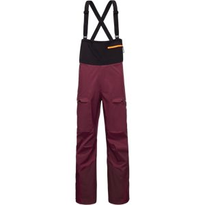 Mammut Bib-Freeride-Hardshellhose mit umweltbewusstem Design Haldigrat HS Bib Pants Men Rot 48
