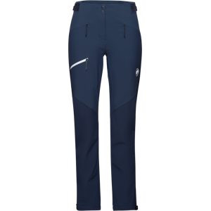 Mammut Hybride Softshell-Hose für Bergsportlerinnen Courmayeur SO Pants Women Blau 42 L lang