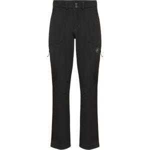 Mammut Warme Softshell-Wanderhose mit Fleecefutter Runbold Winter SO Pants Men Schwarz 46 L lang