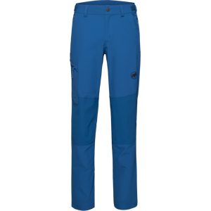 Mammut Multifunktionale Allwetter-Softshell-Wanderhose Runbold Guide SO Pants Men Blau 46 L lang