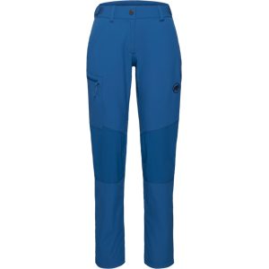 Mammut Multifunktionale Allwetter-Softshell-Wanderhose Runbold Guide SO Pants Women Blau 34 S kurz