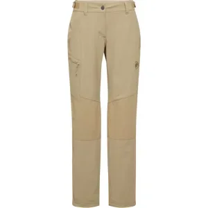 Mammut Multifunktionale Allwetter-Softshell-Wanderhose Runbold Guide SO Pants Women Brown 32