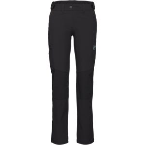 Mammut Multifunktionale Allwetter-Softshell-Wanderhose Runbold Guide SO Pants Women Schwarz 36 S kurz