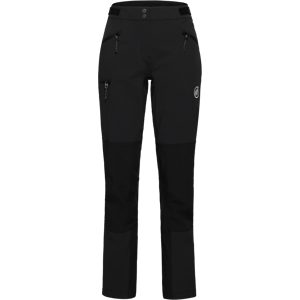 Mammut Atmungsaktive Softshellhose für die Berge Courmayeur SO Pants Women Schwarz 34 L lang