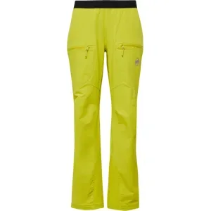 Mammut Atmungsaktive, leichte Skitourenhose Aenergy SO Hybrid Pants Women Gelb 34