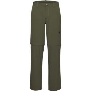 Mammut Zip-off-Wanderhose mit 4-Wege-Stretch Hiking V Zip Off Pants Men Grün 46 S kurz