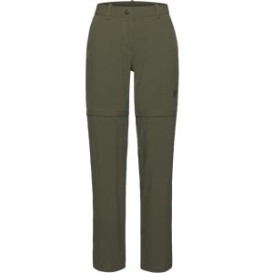 Mammut Zip-off-Wanderhose mit 4-Wege-Stretch Hiking V Zip Off Pants Women Grün 46