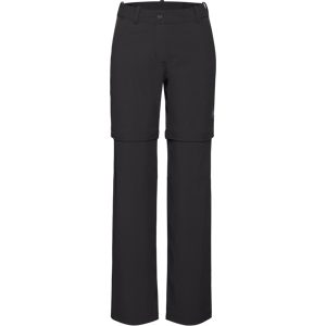 Mammut Zip-off-Wanderhose mit 4-Wege-Stretch Hiking V Zip Off Pants Women Schwarz 34 S kurz