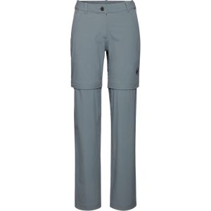 Mammut Zip-off-Wanderhose mit 4-Wege-Stretch Hiking V Zip Off Pants Women Grau 40 S kurz
