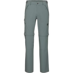 Mammut Vielseitige Zip-off-Wanderhose mit 4-Wege-Stretch Runbold IV Zip Off Pants Men Grau 44
