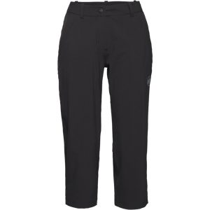 Mammut Legere Capri-Wanderhose mit 4-Wege-Stretch Hiking V Capri Pants Women Schwarz 40