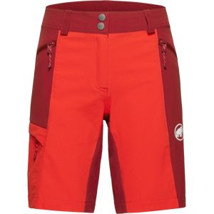 Mammut Leichte, strapazierfähige Performance-Wandershorts Ducan Shorts Women Rot 32