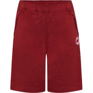 Mammut Atmungsaktive mittellange Klettershorts Crag Climbing Shorts Midi Rot 116