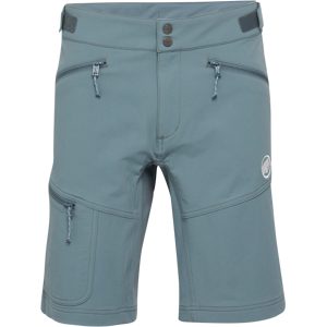 Mammut Strapazierfähige Shorts für alpines Klettern Taiss SO Shorts Men Grau 56