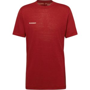 Mammut Leichtes T-Shirt mit Naturfasern zum Klettern Massone Light T-Shirt Men Rot XXL