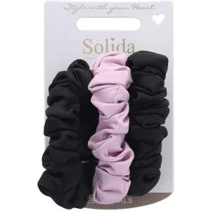 Solida Scrunchie-Set mit Satin-Optik