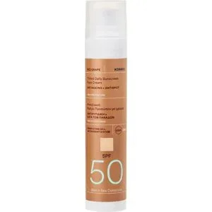 50ml KORRES Red Grape Tinted Daily Sunscreen Face Cream Antiageing + Antispot SPF 50