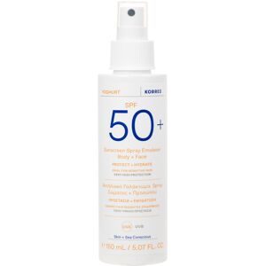 KORRES Yoghurt Sunscreen Spray Emulsion Body + Face SPF 50+ 150 ml