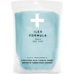 Iles Formula Haute Performance SPA Hair Turban Towel Spa Blue