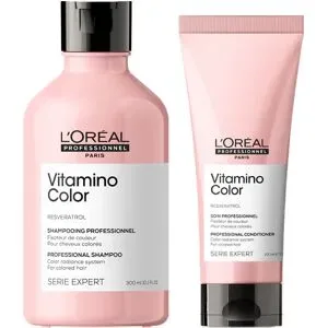 500ml L'Oréal Professionnel Paris Serie Expert Vitamino Color Care Duo Set (Shampoo 300ml + Conditioner 200ml)