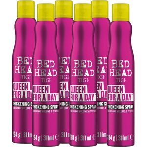 TIGI BED HEAD Queen For A Day Thickening Spray 6 er Set 6 x 311 ml
