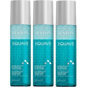 Revlon Professional Equave Hydro Instant Detangling Conditioner 3er Set 3 x 200 ml