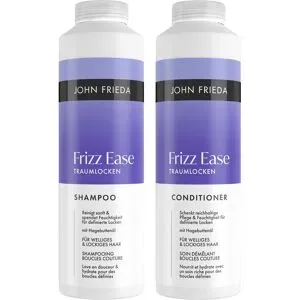 1L JOHN FRIEDA Frizz Ease Traumlocken Duo Set (Shampoo 500ml + Conditioner 500ml)